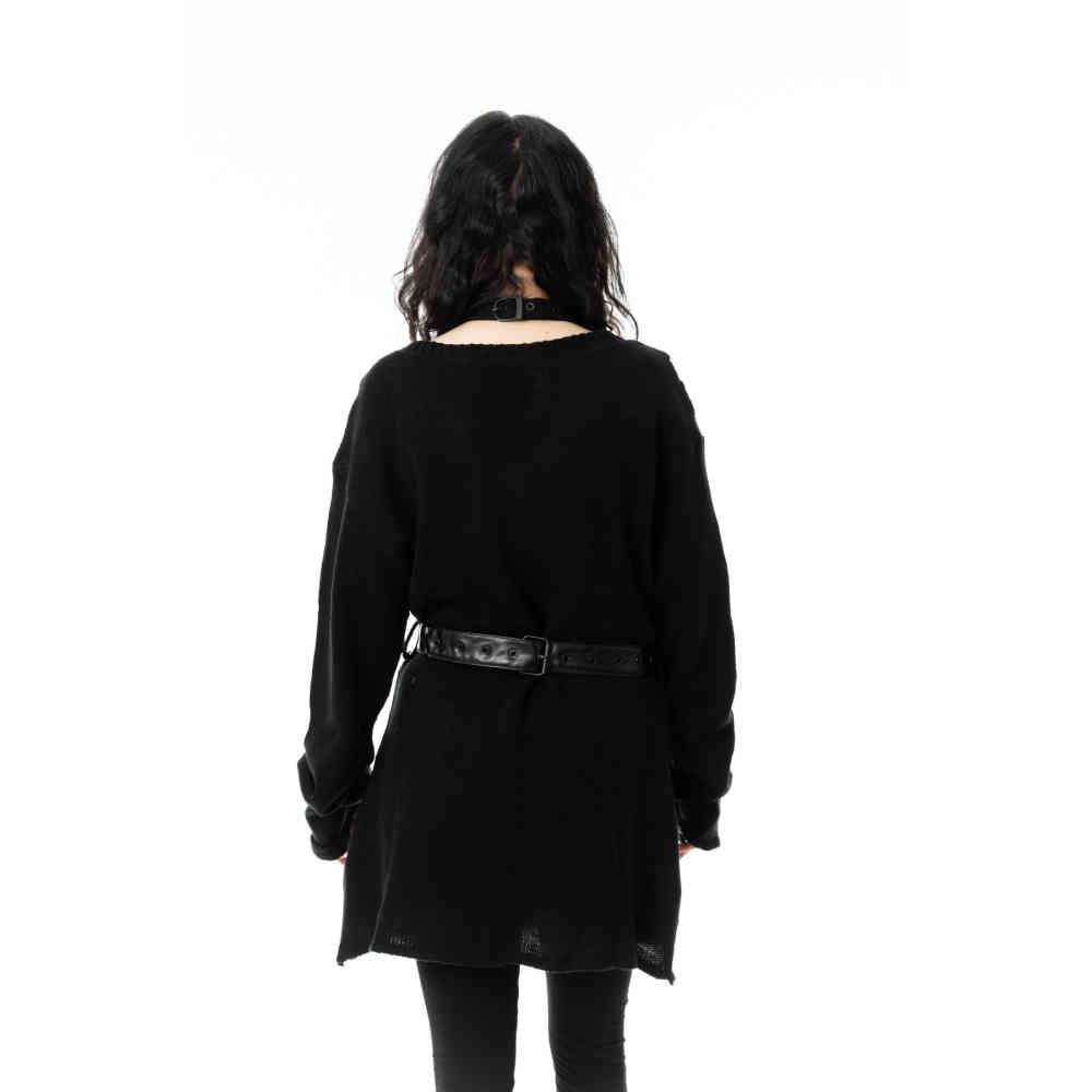 Heartless - Nycteris Gebreide trui - Zwart